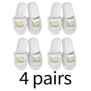 Forevermore Momentos Bride and Bridesmaid Slippers for Wedding