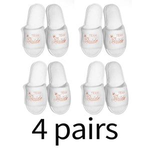 Forevermore Momentos Bride and Bridesmaid Slippers for Wedding