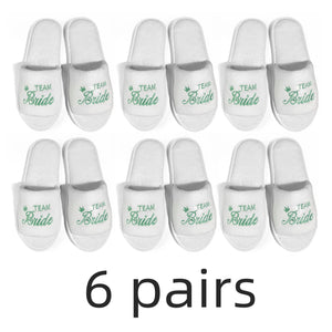Forevermore Momentos Bride and Bridesmaid Slippers for Wedding