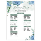 Forevermore Momentos Digital Seating Chart A2- Elegant Wedding Plan