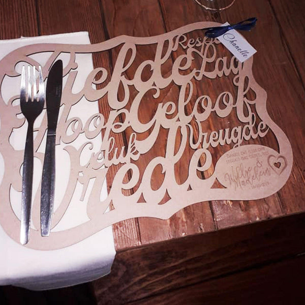 Forevermore Momentos Laser-Cut Underplate Keepsake for Weddings