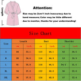 Size chart for personalized bridal party sleepwear with lengths and bust measurements for different sizes