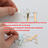 Personalized wedding drink tags in acrylic with protective films for a stylish event detail