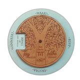 Forevermore Momentos Rotatable Wooden Wedding Invite