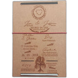 Laser Cut Willow Tree Wedding Invitation