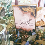 Forevermore Momentos Digital Table Number Designs- Elegant Floral Wedding Sign