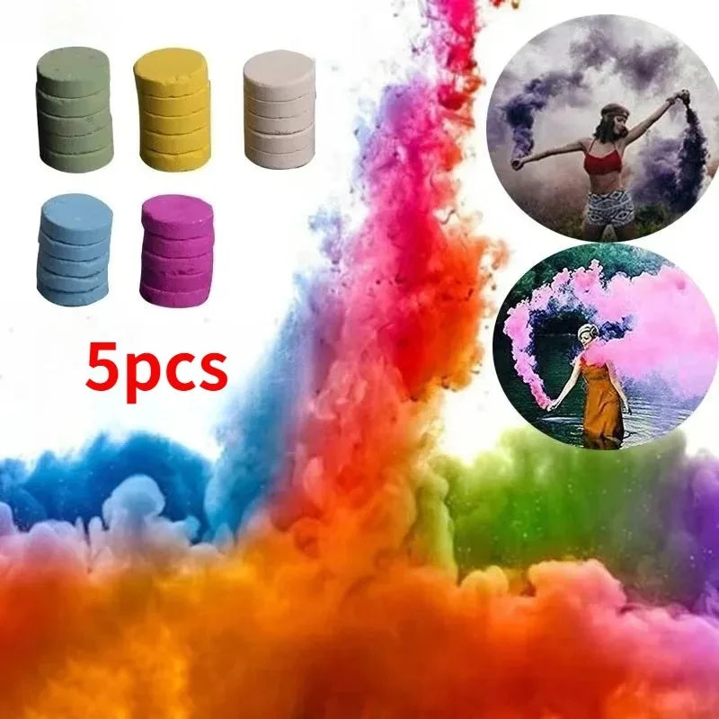 Five colorful smoke bomb props for wedding party smoke bomb props for stunning photo effects