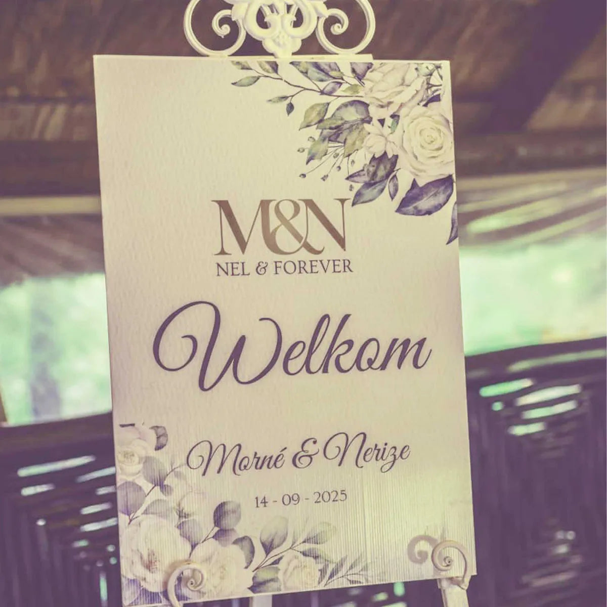Forevermore Momentos Wedding Signage Digital File