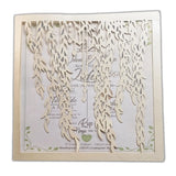 Forevermore Momentos Willow Leaf Invitation Design Card