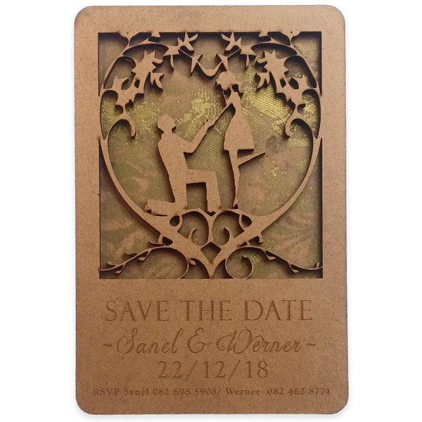 Forevermore Momentos Wooden Save The Date Magnet