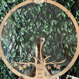 Forevermore Momentos wooden tree guest book alternative with customizable engraved names and date