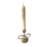 Forevermore Momentos wrought iron table decor centerpiece candle holder with tall white candle